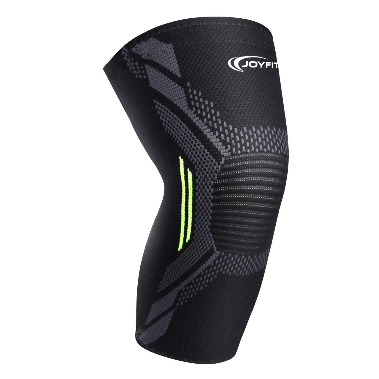Knee Compression Sleeves with Ventilated Patella (Grey) - Joyfit