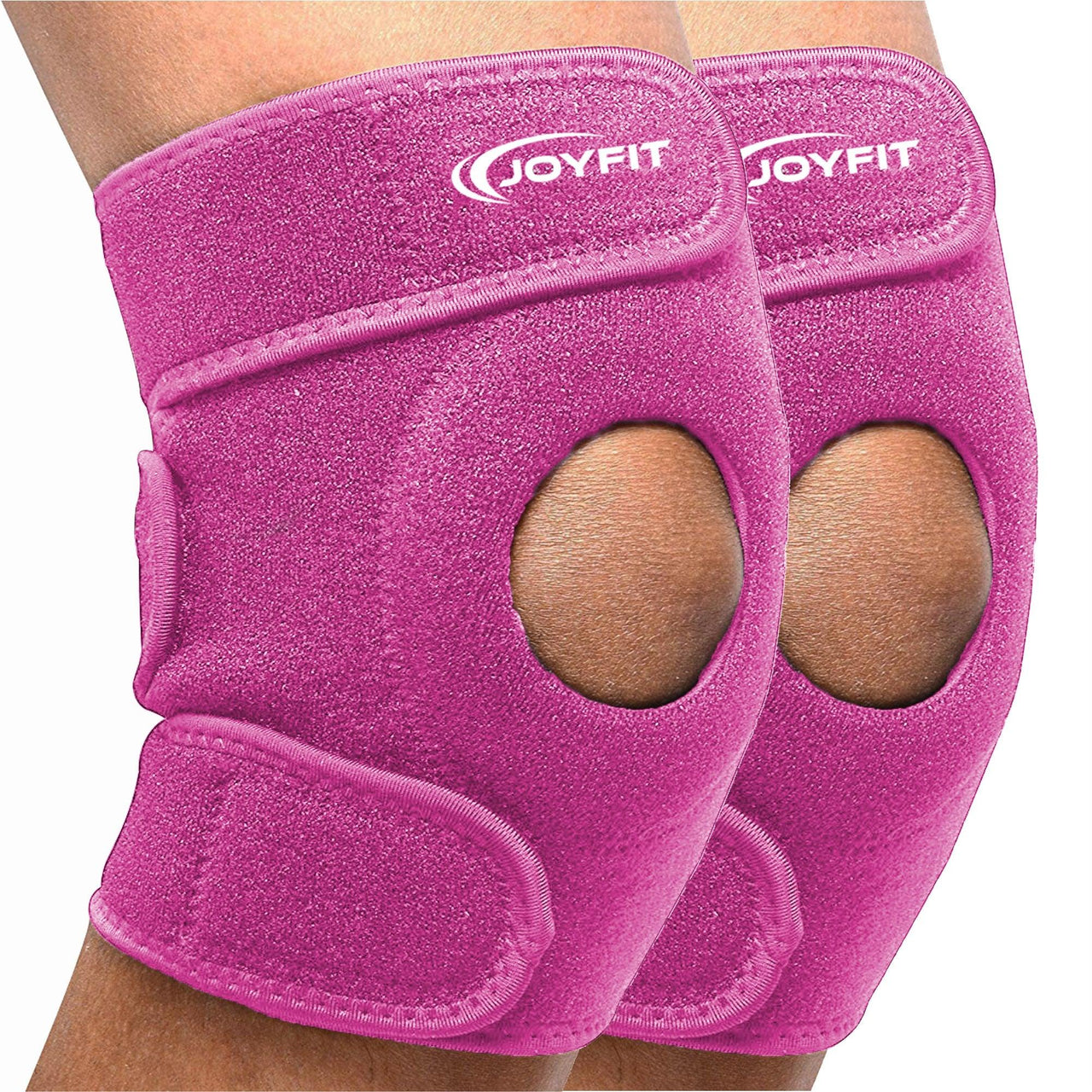 Knee Caps with Anti Slip Silicone Lining Knee Brace (Pair) - Joyfit