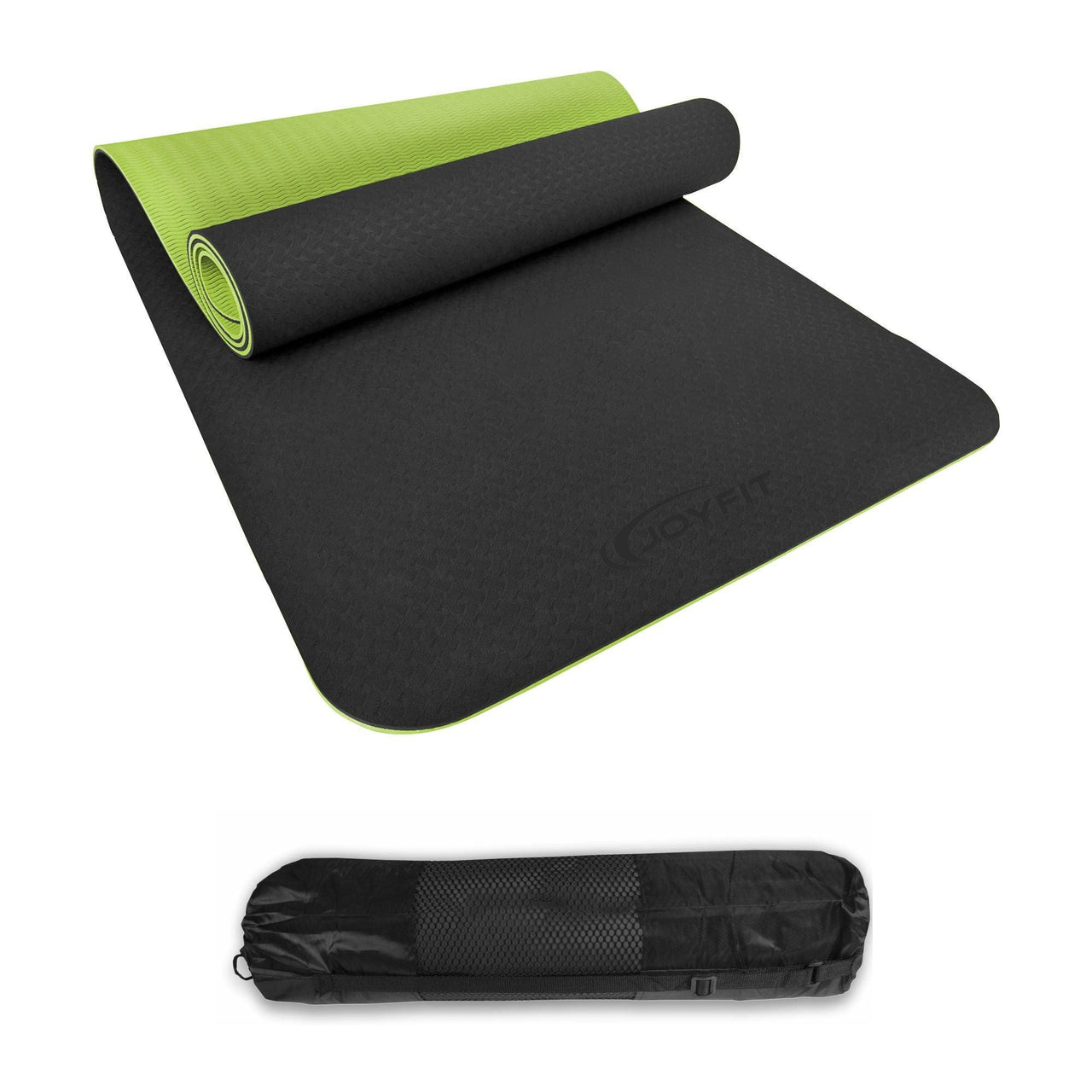 3 in 1 Anti-Slip Premium Quality TPE Yoga Mat Extra Thick 6/8mm