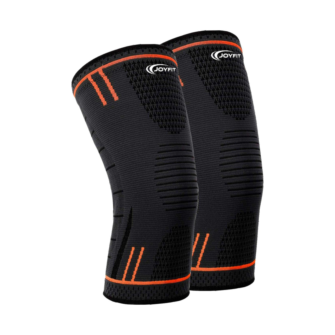 Knee Sleeves with Ventilated Patella (Orange) - Joyfit