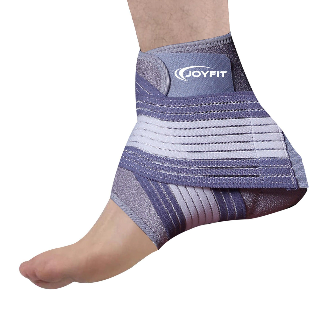 Foot Sleeve Ankle Brace, Adjustable Stable Ankle Compression Support Sleeve  for Injury Recovery, Swelling, Joint Pain, Sprained Ankle - Hook and Hoop
