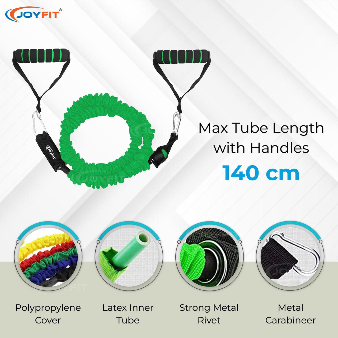 Resistance Tube With Cloth Cover - Joyfit