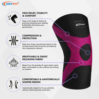 Thumbnail for Knee Compression Sleeves For Knee-Support & Pain Relief - Joyfit