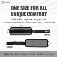Thumbnail for Wide Padded Ankle Straps with D Rings - Joyfit