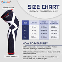 Thumbnail for Extra long Calf Compression Sleeve (Black)