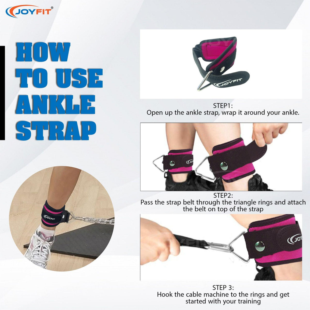 How to use ankle strap