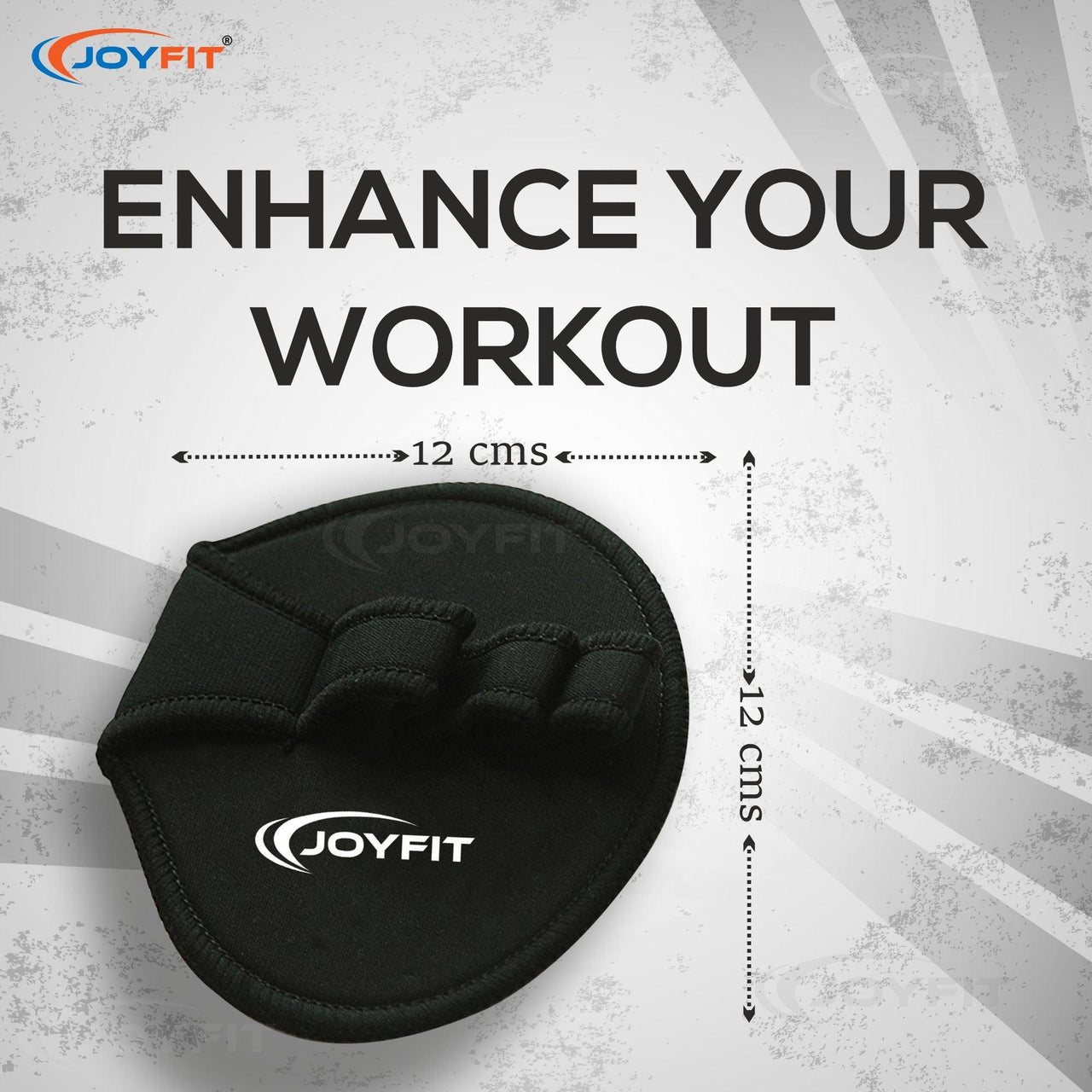 Gym Grip for Weightlifting (Black) - Joyfit