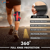 Thumbnail for Knee Sleeves with Ventilated Patella (Orange)