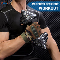 Thumbnail for Gym Gloves with Wrist Wraps - Joyfit