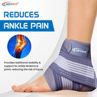Thumbnail for Adjustable Ankle Support Brace with Straps - Joyfit