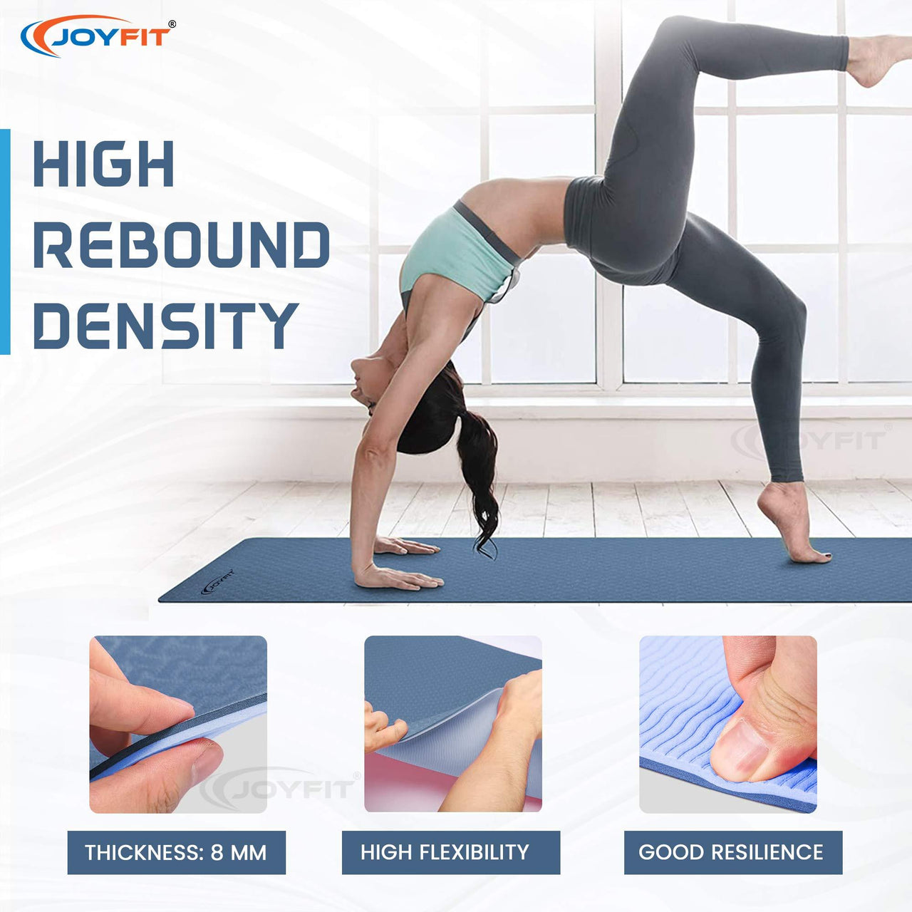 Anti Slip Yoga Mats For Meditation & Fitness Workouts – Joyfit