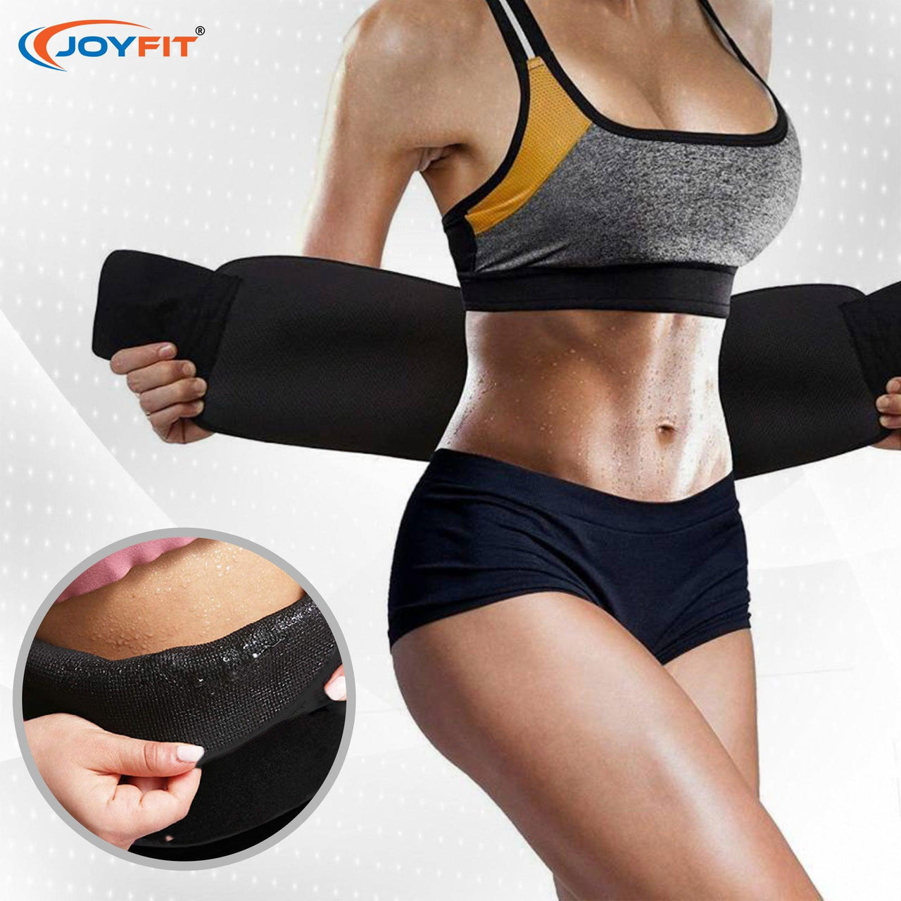 Sports Sweat Belt Premium Waist Trimmer for Women Belly Fat Burner