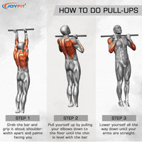 Thumbnail for Adjustable Pull Up Bar with Gear Lock
