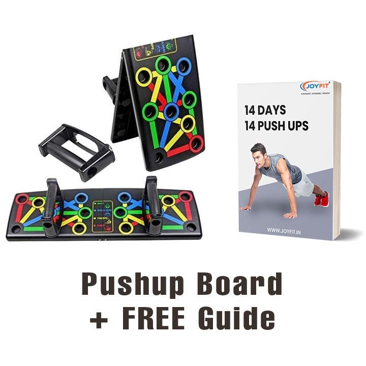 Push-Up Board for Home Workout with FREE Push-Up Guide - Joyfit