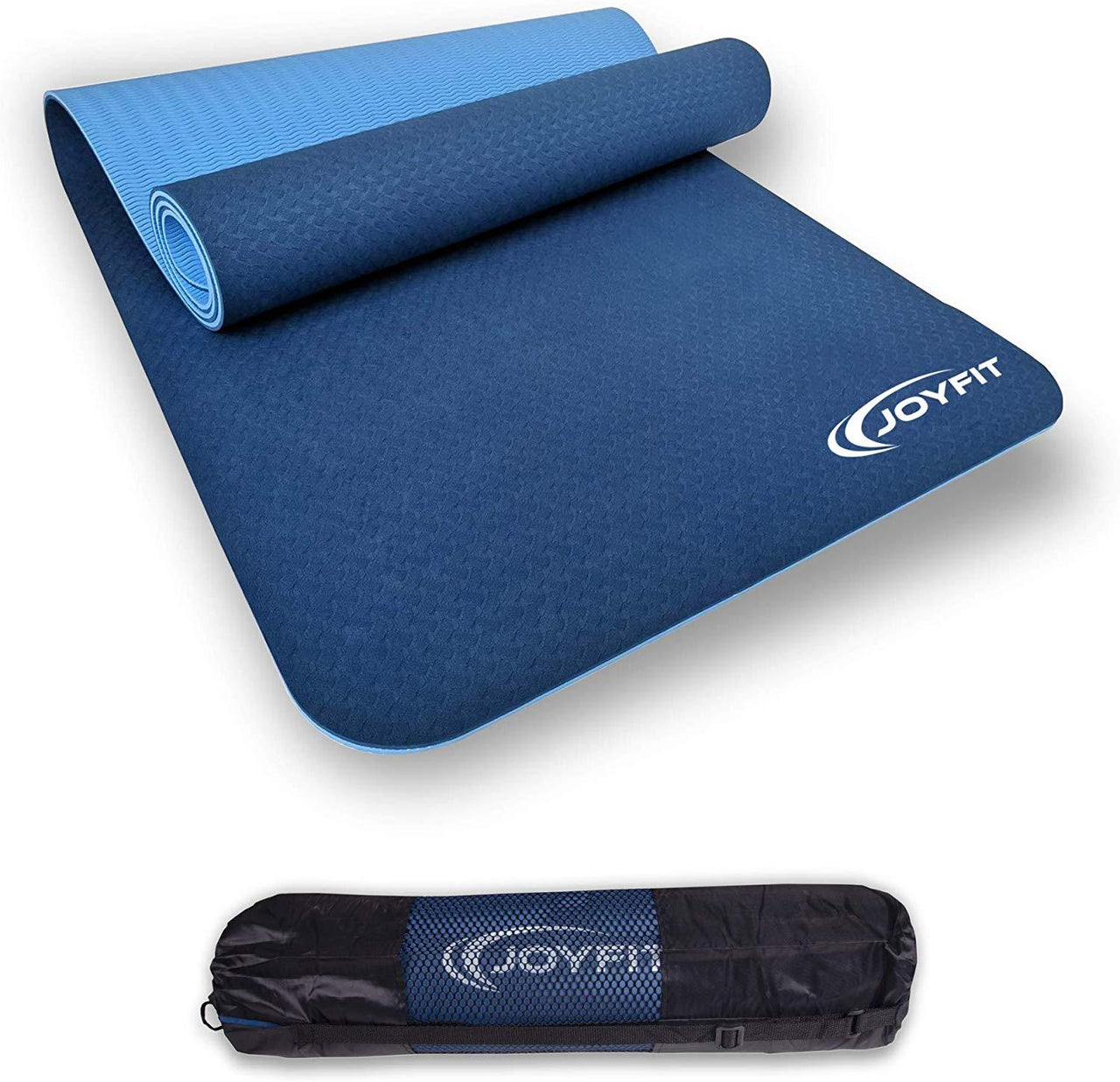 Buy Joyfit Yoga Mat-Non Slip 8mm Extra Thick, Black, 1 Pc Online at Best  Prices in India - JioMart.